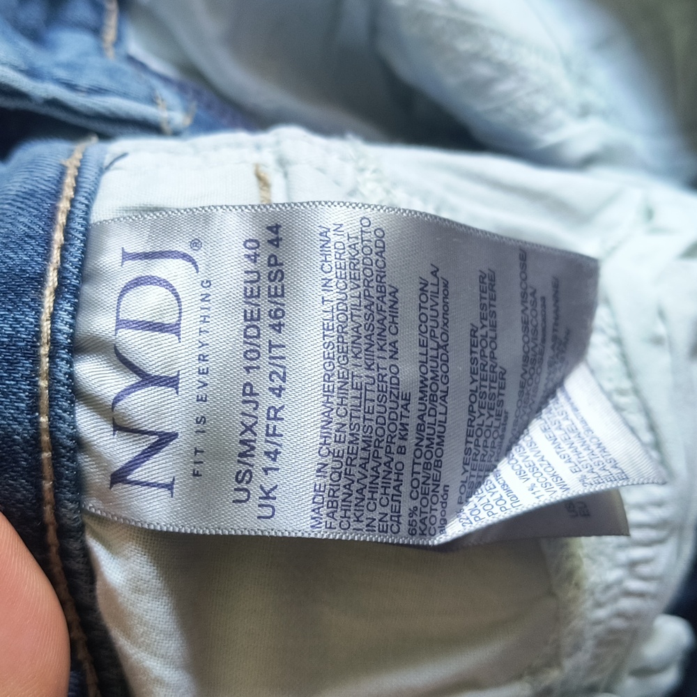 NYDJ Barbara Bootcut Light Wash Jeans Sz 10 Women - Picture 5 of 15